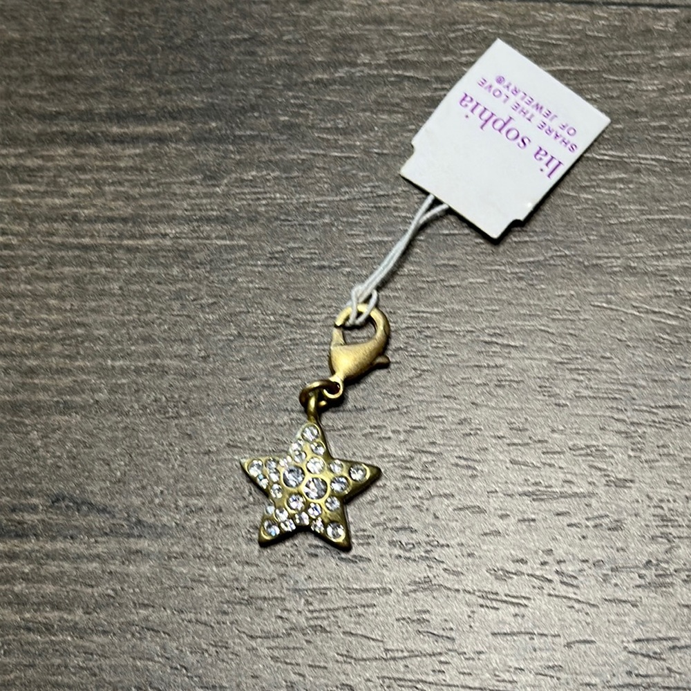 Lia sophia gold star charm